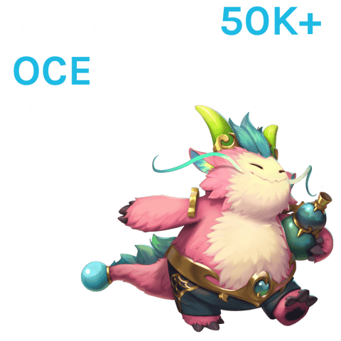 Exclusive OCE smurf account - instant access to a new League of Legends adventure
